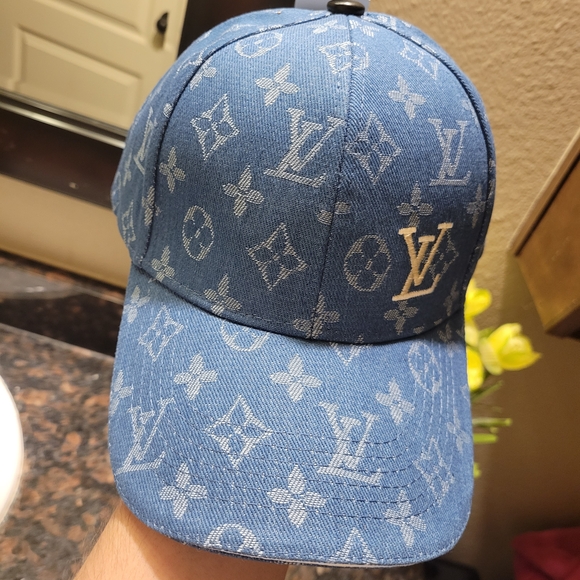 Louis Vuitton Denim Blue Monogram Hat - Picture 9 of 10
